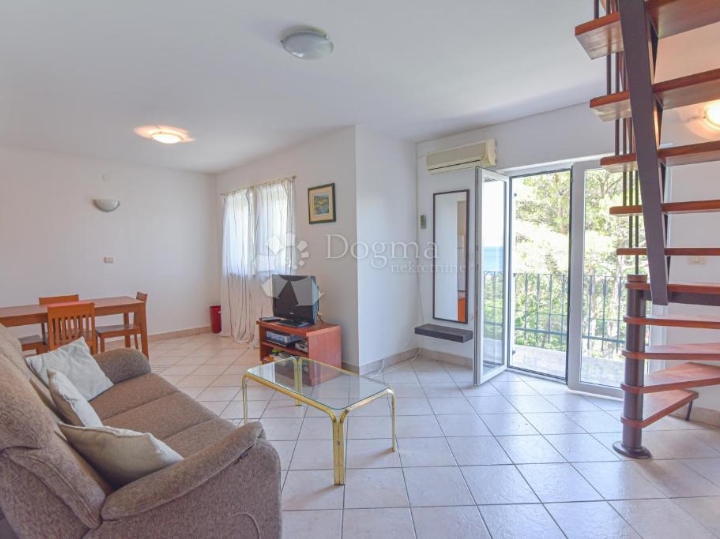 Mošćenička Draga, apartman s pogledom na more, top lokacija