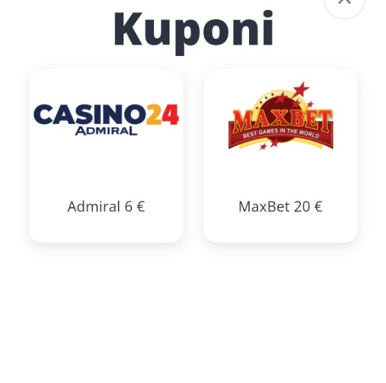 Prodajem maxbet Casino kupone