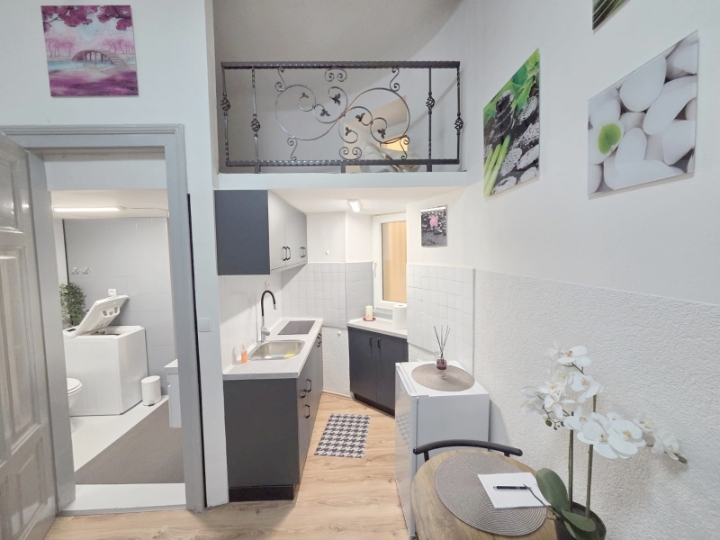 Belveder, 24 m2, 1. kat, 450€