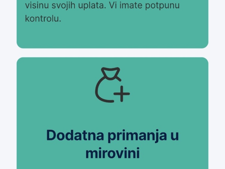 Savjetovanje za mirovinsku štednju