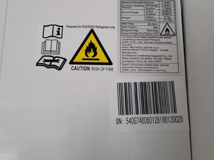 Maxon klima uređaj neispravan