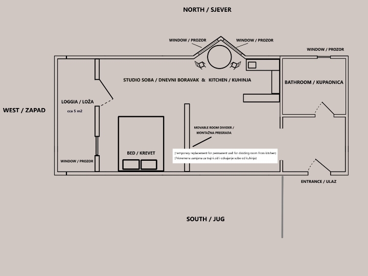 Prodaja studio apartman Pula, Veruda