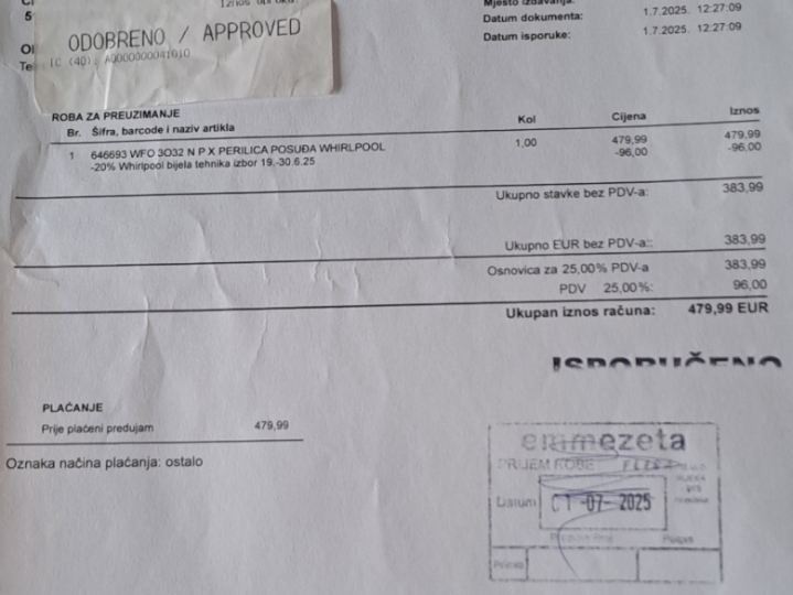 Samostojeća perilica