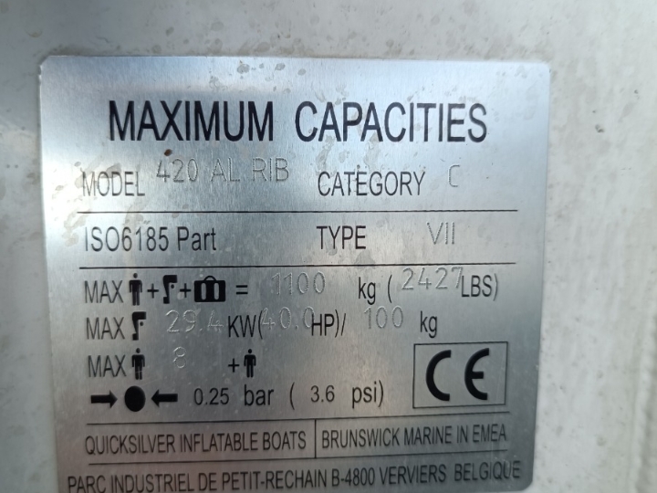 Quicksilver ali rib 420