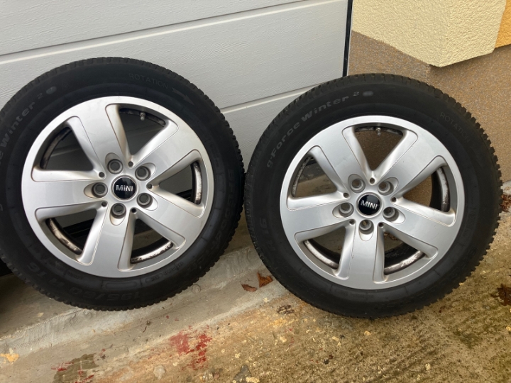 Alu. felge i gume za Mini