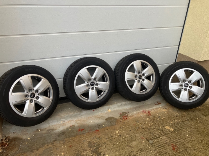 Alu. felge i gume za Mini