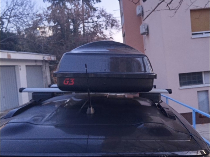 Krovna kutija 320 l, G3 kao nova