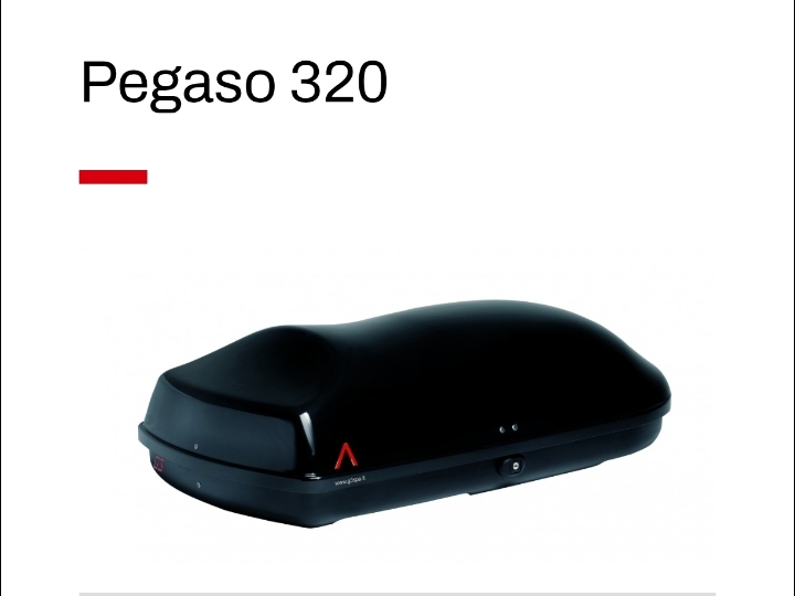 Krovna kutija 320 l, G3 kao nova