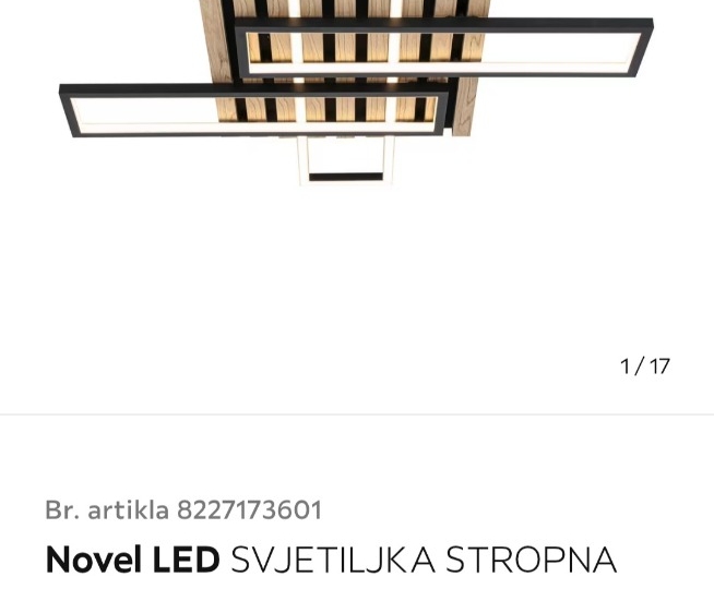 Svjetiljka led stropna 