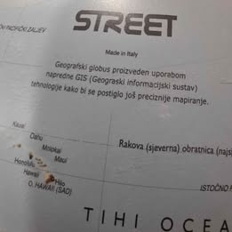 Globus svijeta 25 cm sa svijetlom