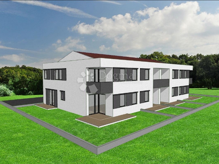 Novogradnja, prizemlje s loggiom 2S+DB (B2)