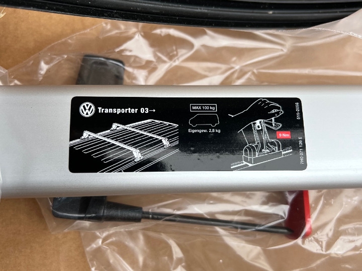 Krovni nosači VW Transporter, novo