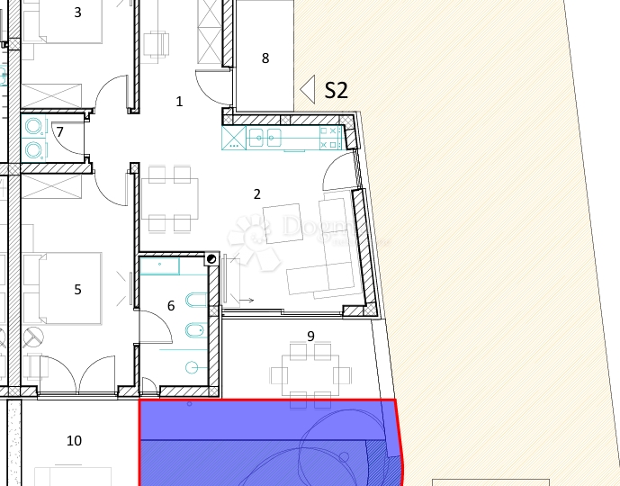 Okolica Umaga, novi apartman s vlastitim vrtom