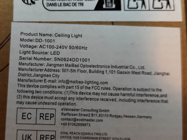 Plafonjera  led  15W