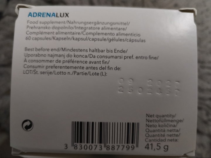 Adrenalux tabl-ravnoteža kortizola