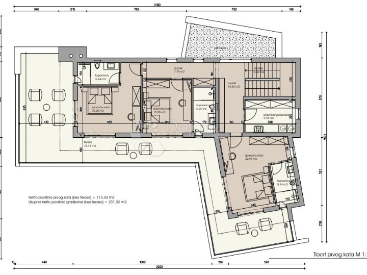 Rakalj – parcela s dozvolom, pogled na more