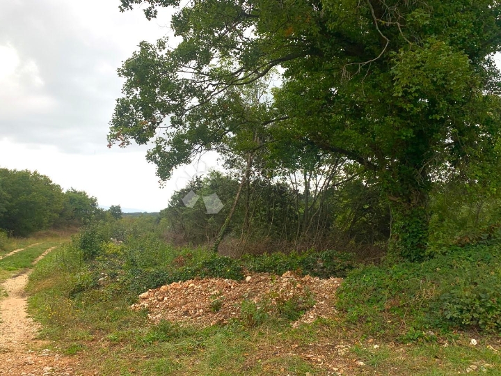 Rakalj – parcela s dozvolom, pogled na more