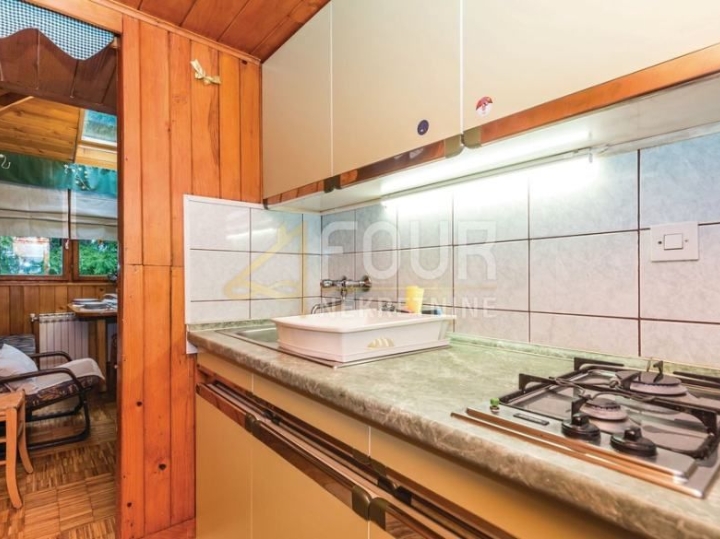 Gorski kotar, Vrbovsko, autohtona drvena kuća s velikom okućnicom