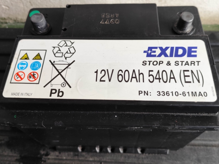 Akumulator Exide 60 Ah