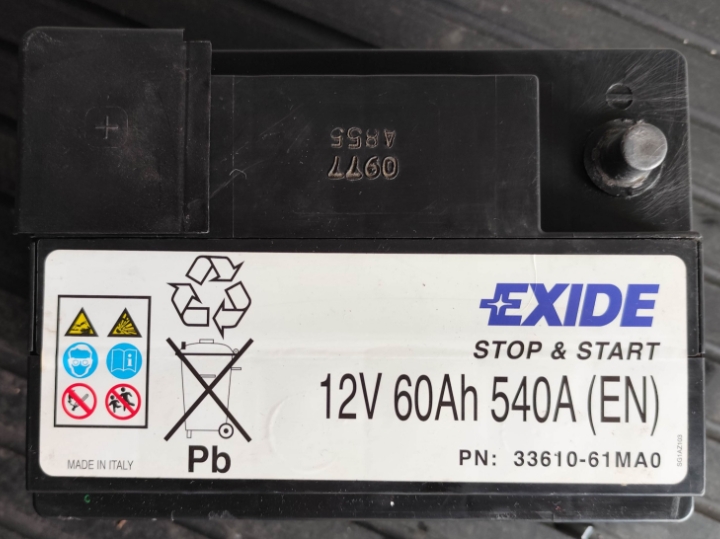 Akumulator Exide 60 Ah