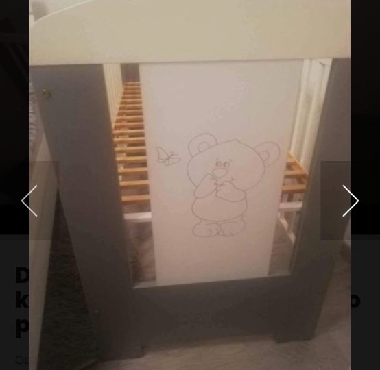 Dječji, drveni krevet plus madrac