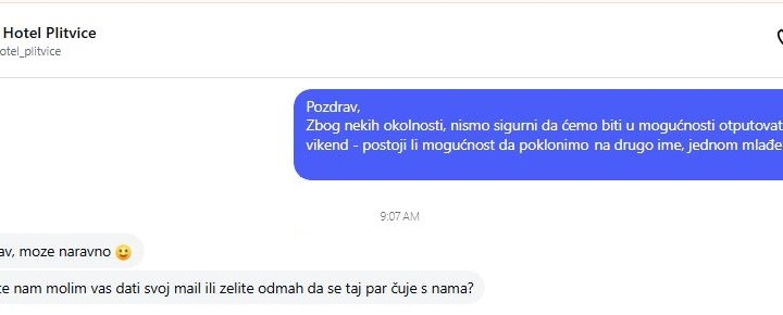 Vikend aranžman za dvoje, Plitvice