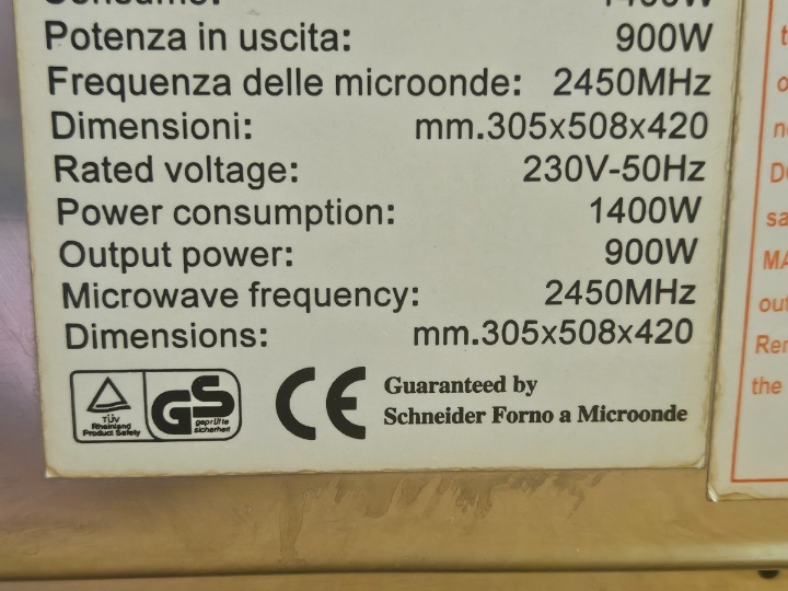 Mikrovalna pećnica inox