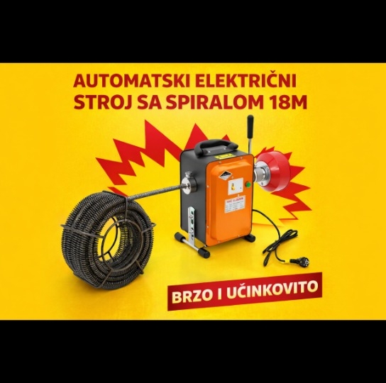 Električni automatski čistač odvoda