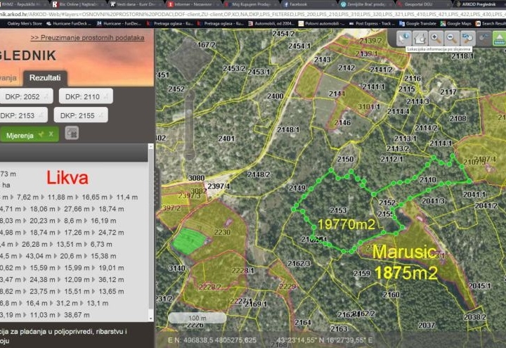 Zemljište Sutivan, otok Brač