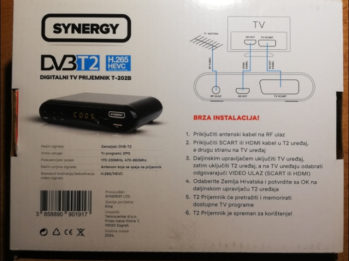 Synergy prijemnik za digitalnu TV