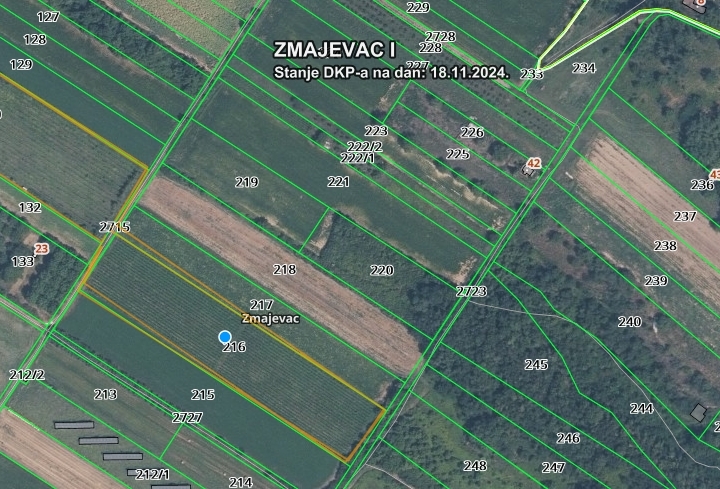 Prodaja tri vinograda s opremom