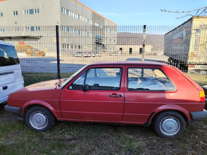 VW Golf 2, 1.6D, 1987. god., crveni
