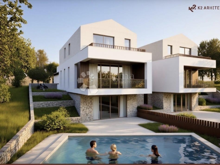 Otok Krk, Risika, nova kuća s bazenom