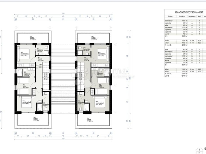 Otok Krk, Risika, nova kuća s bazenom
