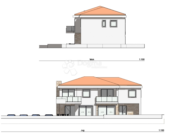 Moderna dvojna villa