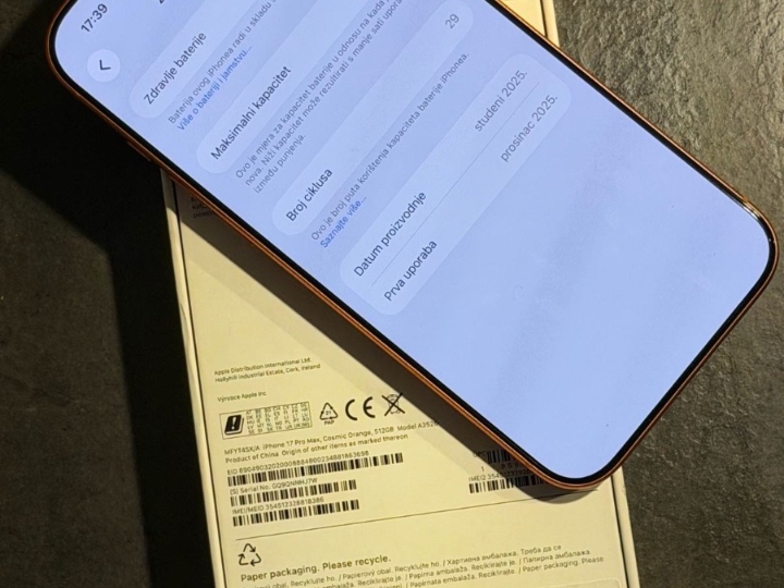 IPhone 17 Pro max od 512gb orange