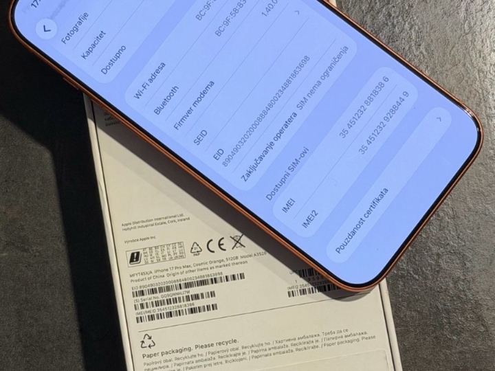 IPhone 17 Pro max od 512gb orange