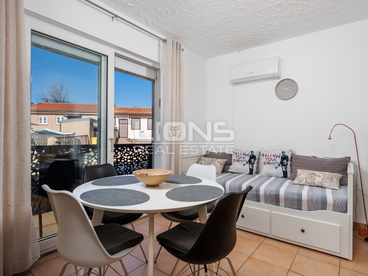 Krk, Njivice, 1S+DB, 35 m2, parkirno mjesto, okućnica