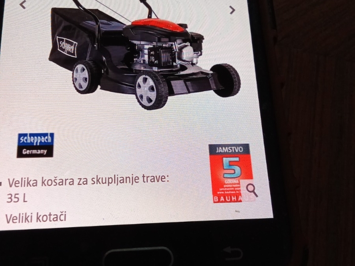 Motorna kosilica Scheppach  nova