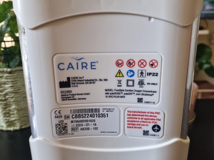 Prijenosni koncentrator kisika