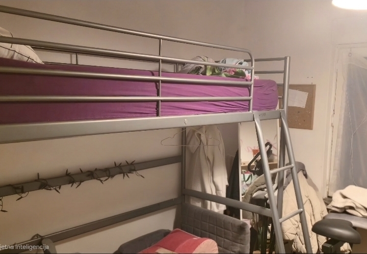 Ikea Svärta, visoki krevet 90x200 cm