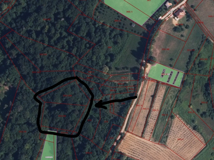 Šuma, kesten i bukva, 4017 m2