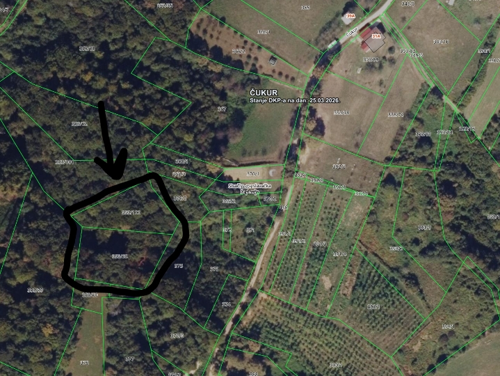 Šuma, kesten i bukva, 4017 m2