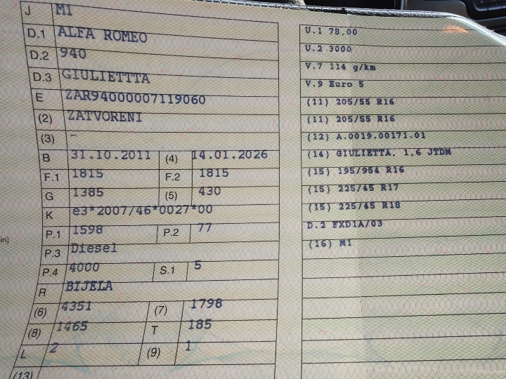 Alfa Giulietta 1.6 JTDm-2
