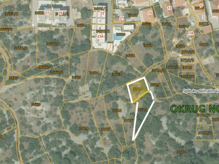 Građevinsko zemljište, Okrug