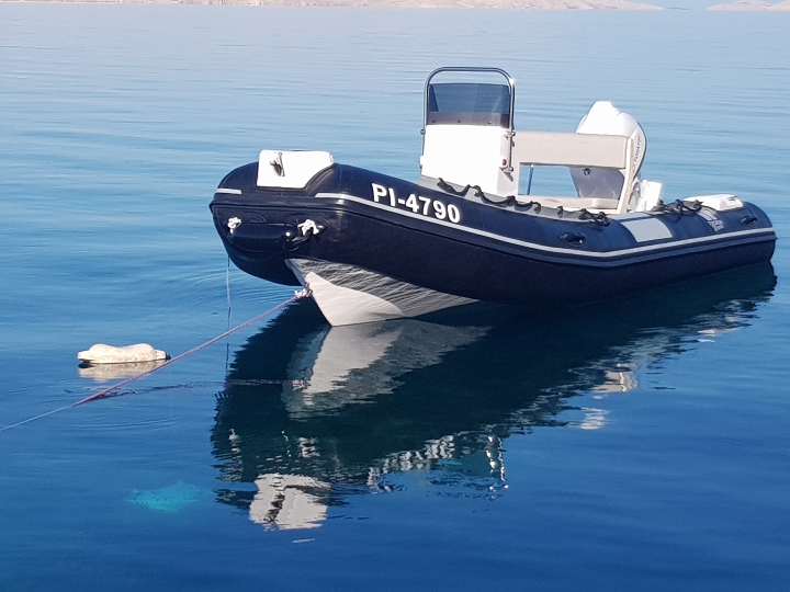 Gumenjak 490CM+TOHATSU60+prikolica