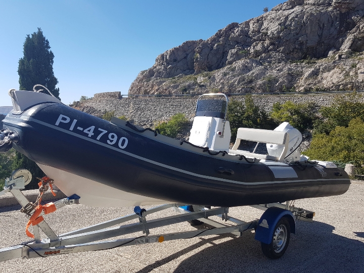 Gumenjak 490CM+TOHATSU60+prikolica