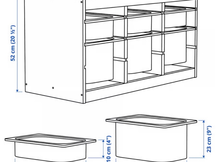 Ikea trofast 2 elementa prodaja