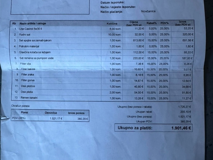 VW Golf 6, 2.0 tdi, 81kW, reg. 15.08.26.