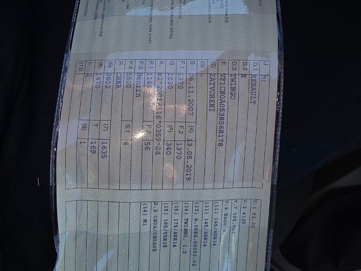 Renault Twingo 1.2 klima, reg.